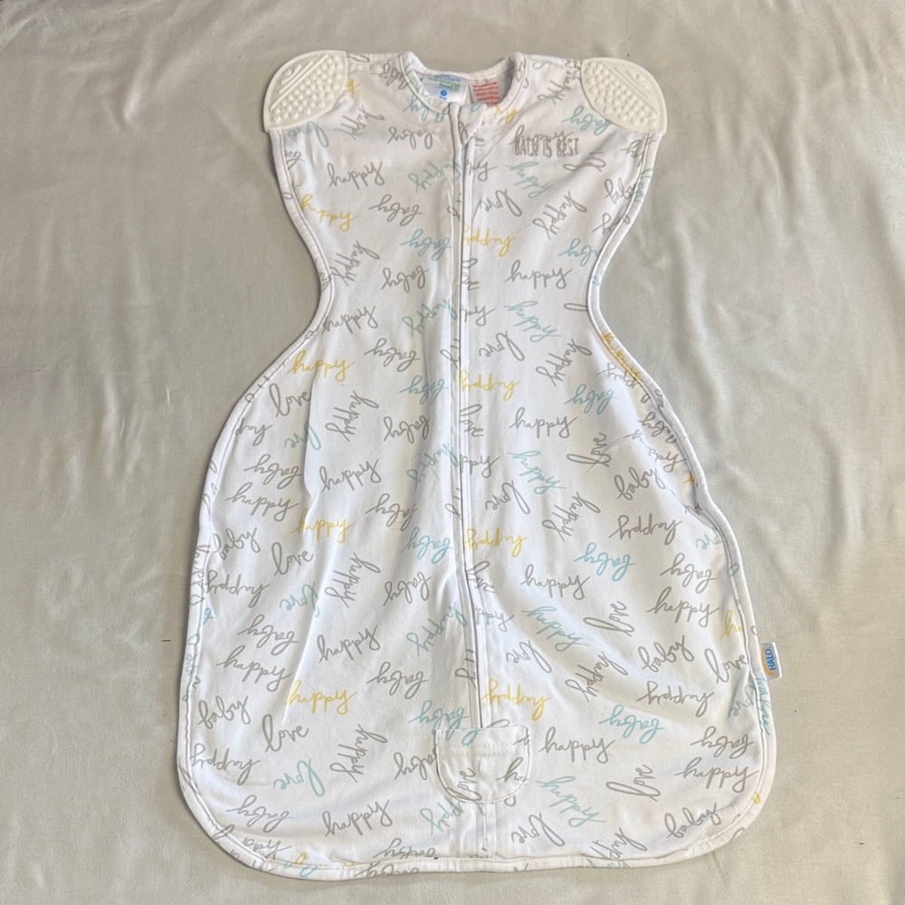 Halo Kids Pajamas Sleep Sack - White with Multicolor Print